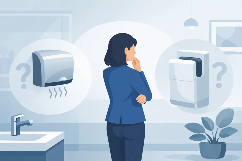 Qual secador de mãos escolher na empresa?