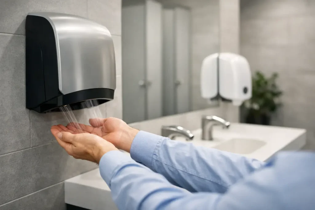 Banheiro sem papel toalha vale a pena?