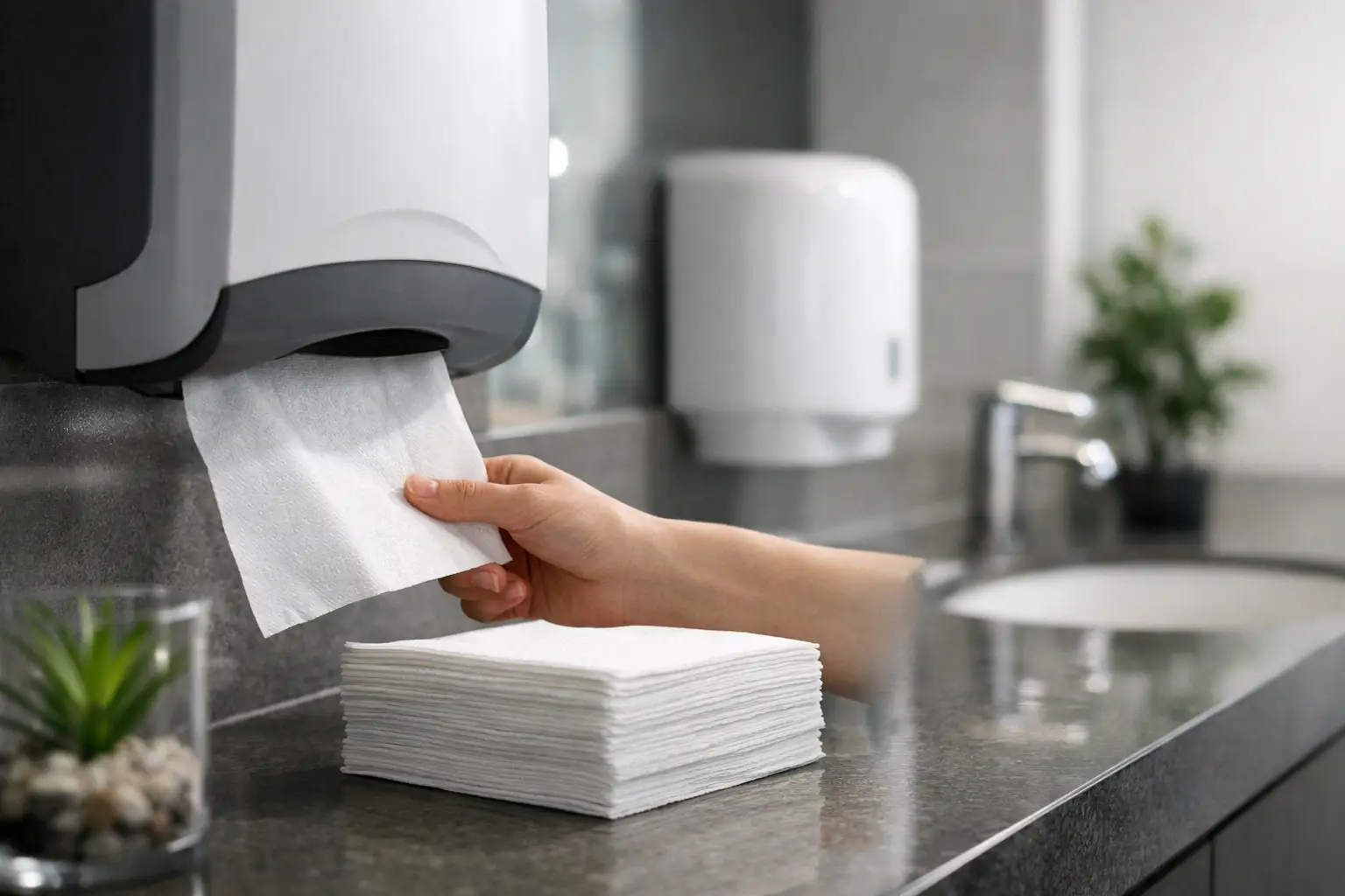 Como reduzir gasto com papel toalha