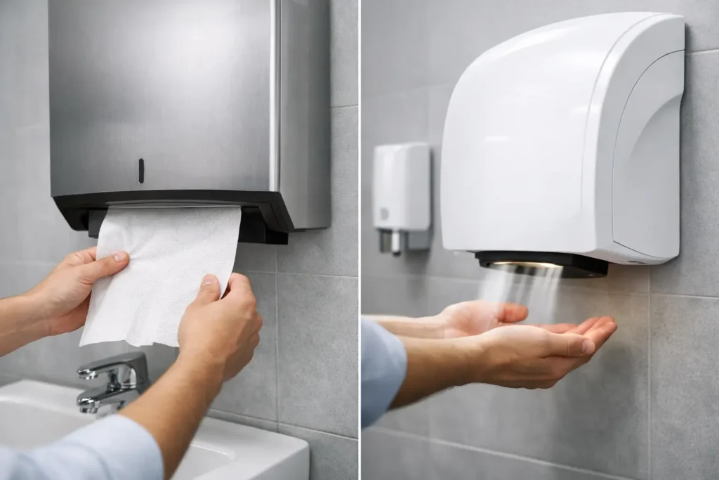 Quando trocar papel por automação no banheiro