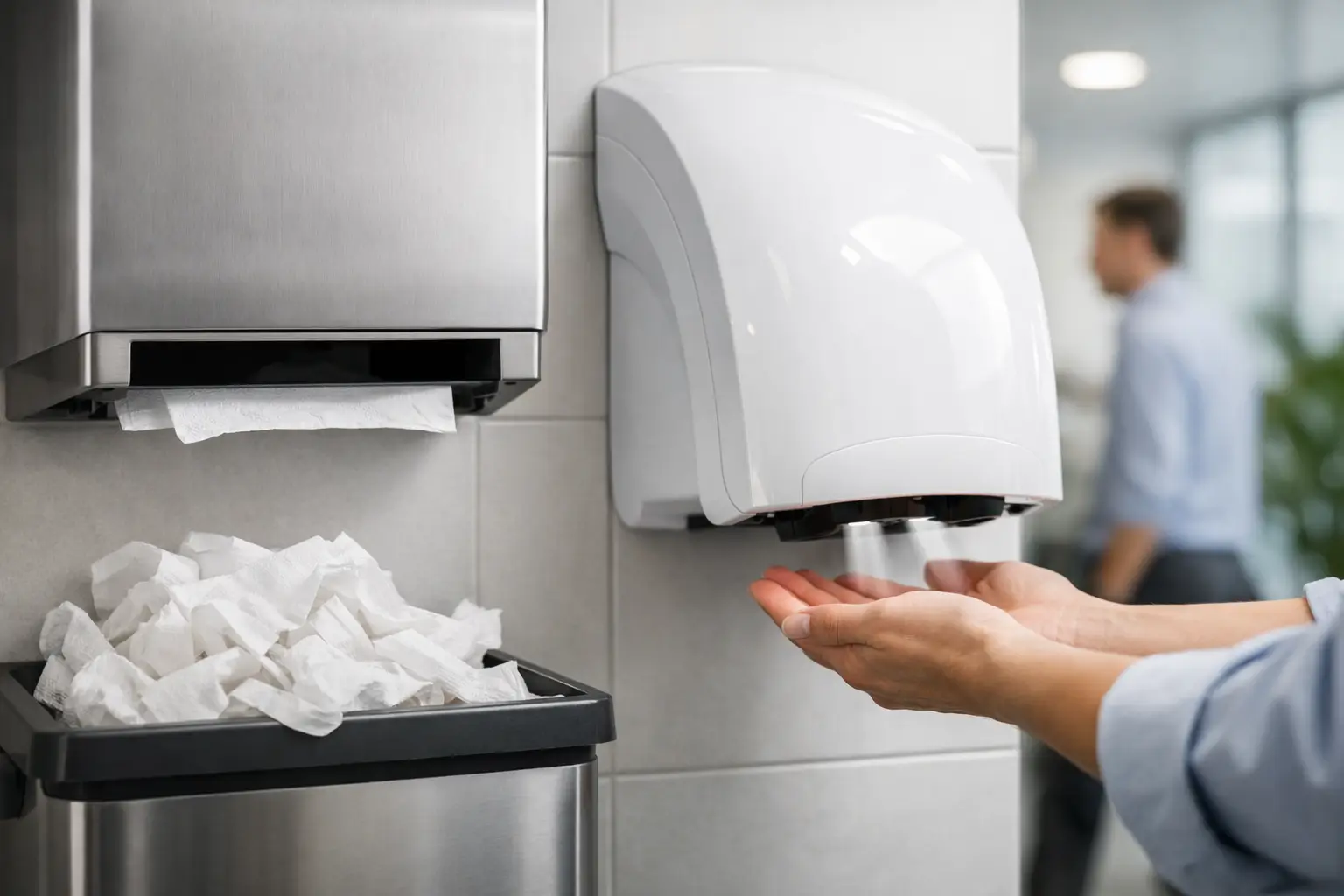 Empresa que eliminou papel toalha: vale a pena?