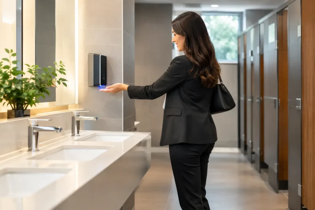Banheiros inteligentes para empresas mais eficientes