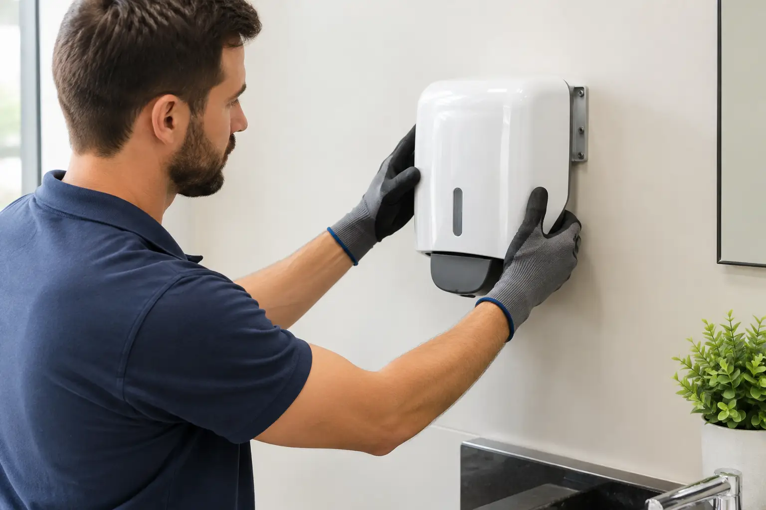 Como fazer a instalação de dispenser de parede