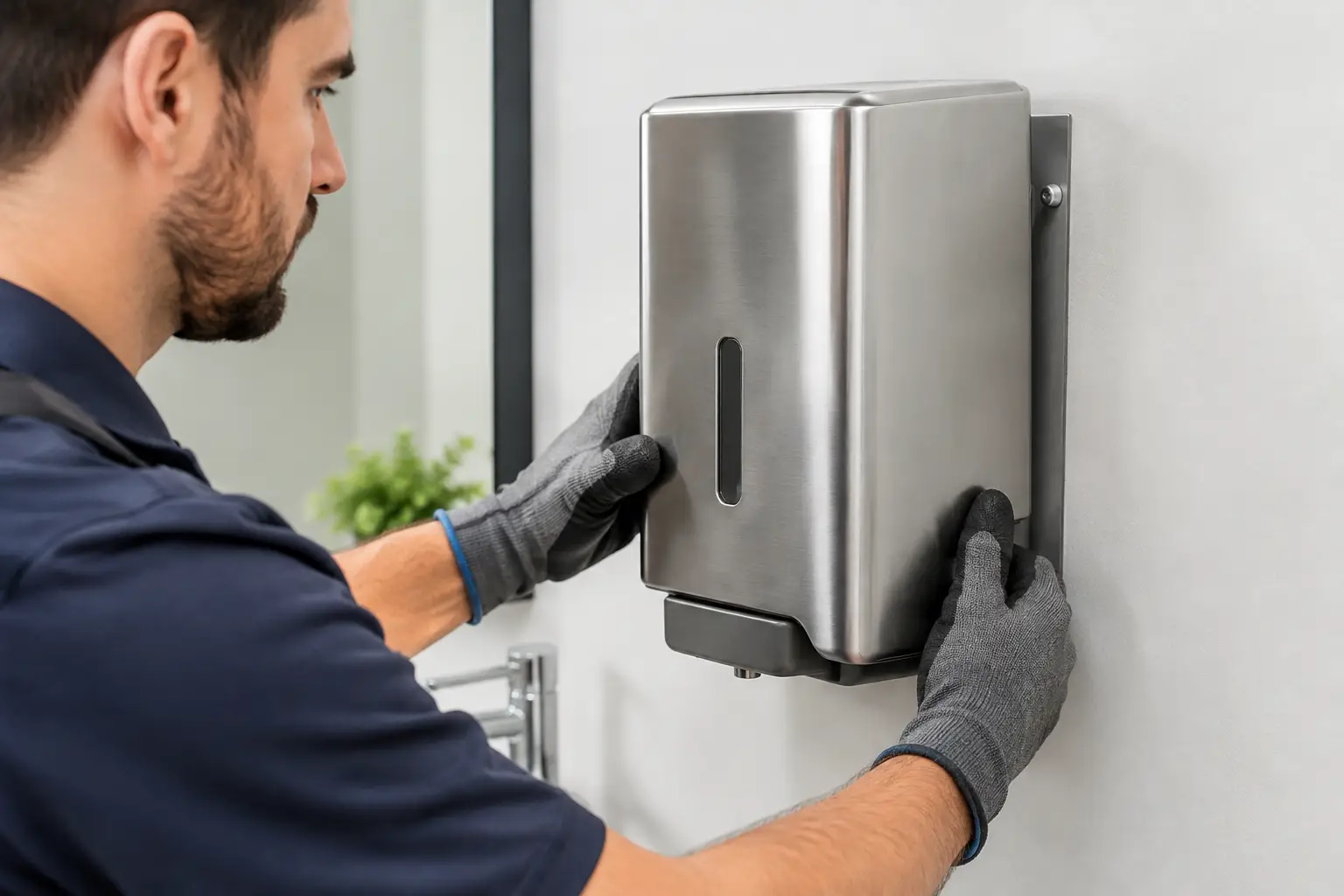 Como instalar dispenser inox com segurança
